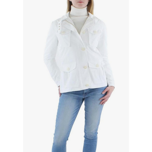 Lauren Ralph Lauren Short Field Soft Shell Jacket White Size S